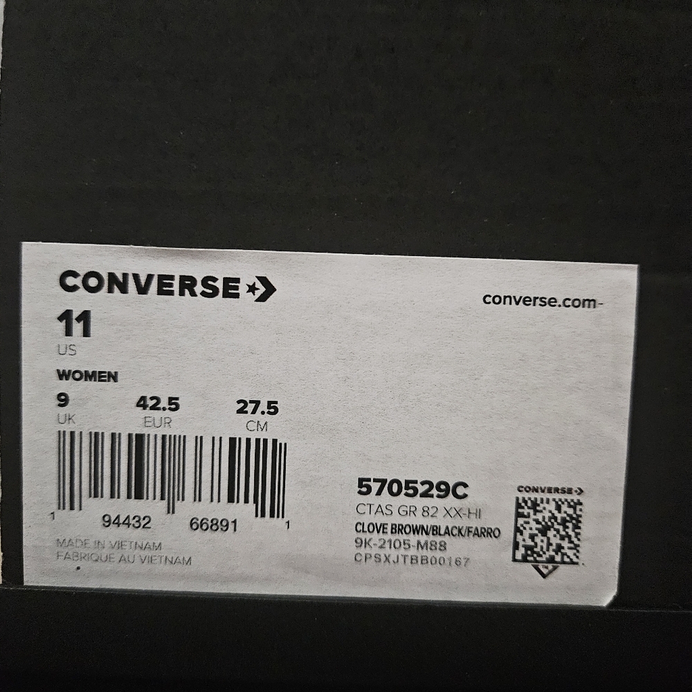 Converse CTAS GR82 XX-Hi Clove Brown - Picture 8 of 8